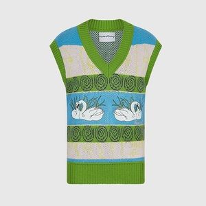 House of Sunny Swan Lake Knit Vest